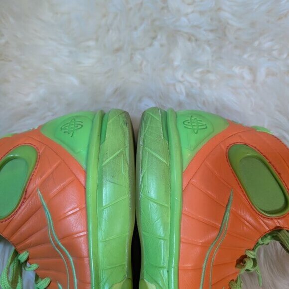 RARE Customer Green and Orange Nike Air Zoom Hurache 2k4 Men Size 9.5 Sneakers - Picture 9 of 14